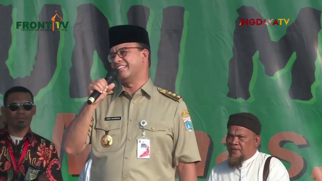 Sambutan Gubernur DKI Jakarta Anies Baswedan - Reuni Akbar 2 Desember