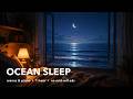 Ocean Waves & Piano for Deep Sleep 🌊 1 Hour Sleep Music to Fall Asleep Fast (No Mid-Roll Ads)