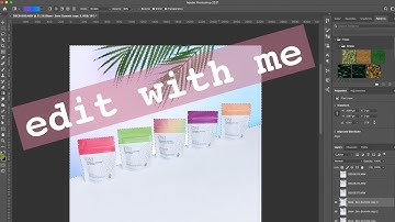 edit with me in Photoshop - stop motion animation + product photography