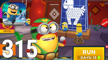 Minion Rush Gameplay Part 315 - Luchador Giant Pinata Special Mission Room (iOS/Android Games)