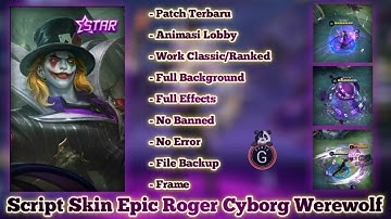 Update Script Skin Starlight Khufra Dreadful Clown & Review Skin With ABC Folder || Hanya G