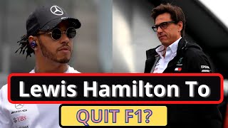 WHY IS LEWIS HAMILTON THINKING ABOUT QUITTING F1? - F1 NEWS 4K
