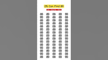Can You Spot the Number 89 in Just 5 Seconds? #start_quiz
