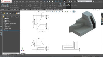 SolidWorks Drawing Tutorial for Beginners Exercise 38