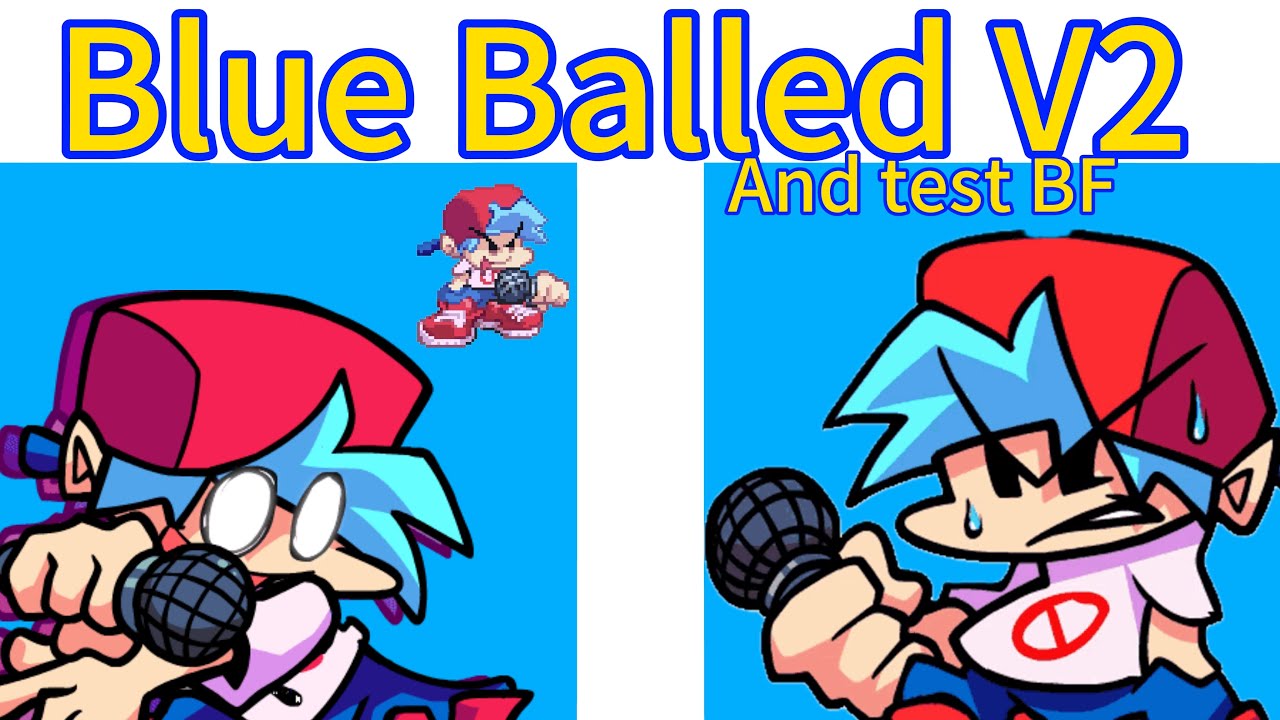 Friday Night Funkin' VS Corrupted BF, Blueballed V2 Fan chart & Pixel ...