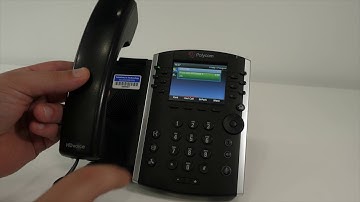 Holding Calls - Polycom VVX400 Series