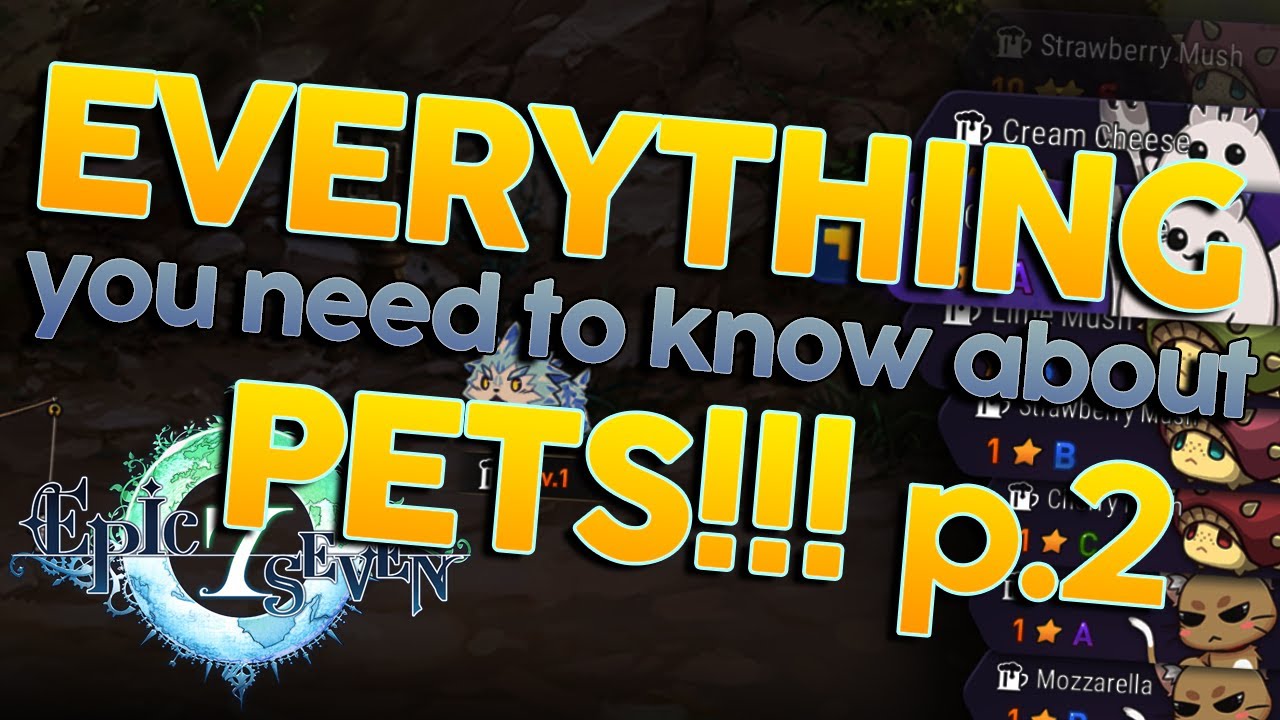 Epic Seven PET GUIDE 2020 Pt.2 Leveling Edition YouTube