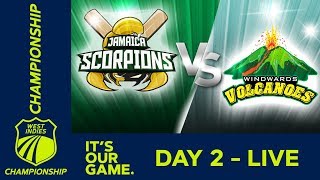 Jamaica v Windwards - Day 2 | West Indies Championship | Saturday 5th January 2019