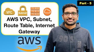 AWS how to setup VPC, Public, Private Subnet, NAT, Internet Gateway, Route Table? - (Part-5)