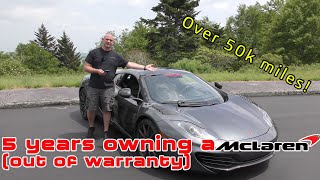 5 years of owning a McLaren out of warranty