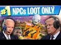 Presidents tries the npc loot only challenge in fortnite chapter 5