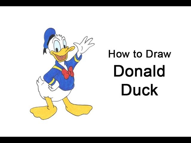 donald duck hat template