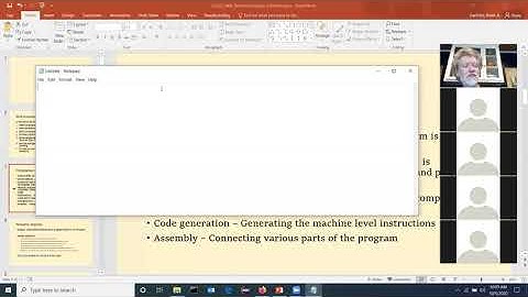 CS332 M06.1 Compilation: Semantic Analysis Live Lecture (1 of 2)