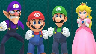 Super Mario Party Whomp's Domino Ruins # 12 Luigi vs Waluigi , Peach & Mario