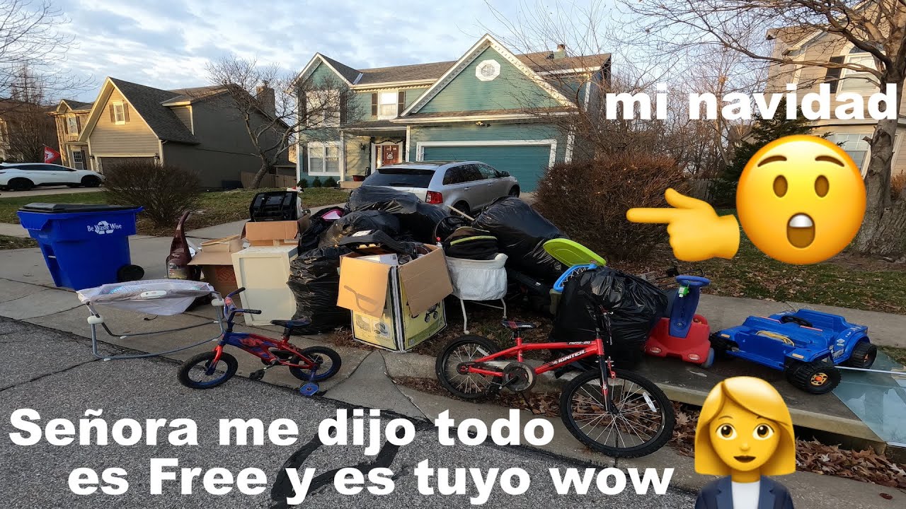 👩‍💼Señora me regala Cosas nuevas / LO QUE TIRAN EN USA LOS MILLONARIOS / VENTA DE GARAGE EN USA