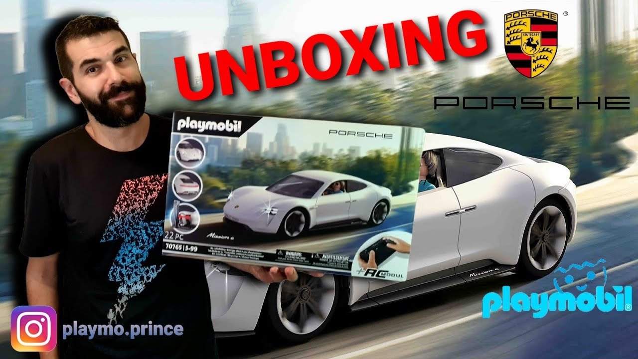 Playmobil Unboxing - 70765 - Porsche Mission E 