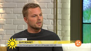 Sebastian Larsson: "Det fanns inte tid att tänka bakåt, bara frammåt" - Nyhetsmorgon (TV4)