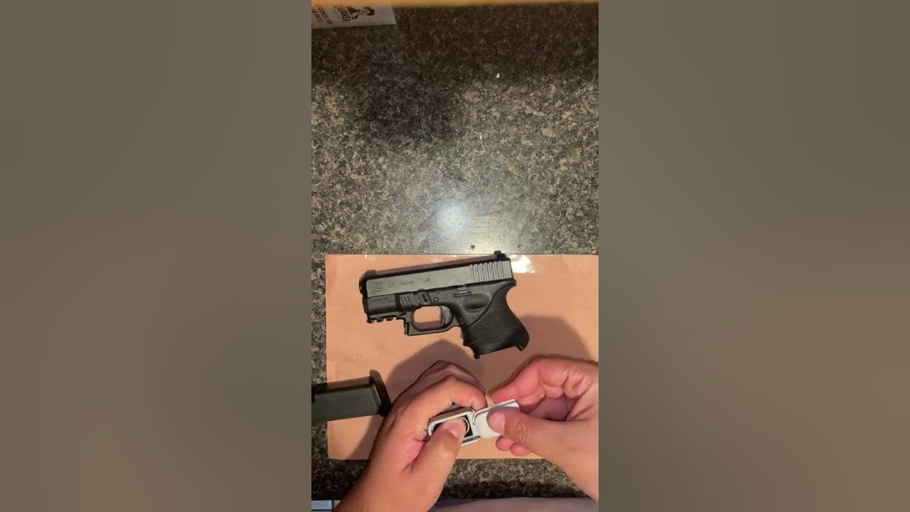 How to install a shield arms mag extension on Glock magazine 
