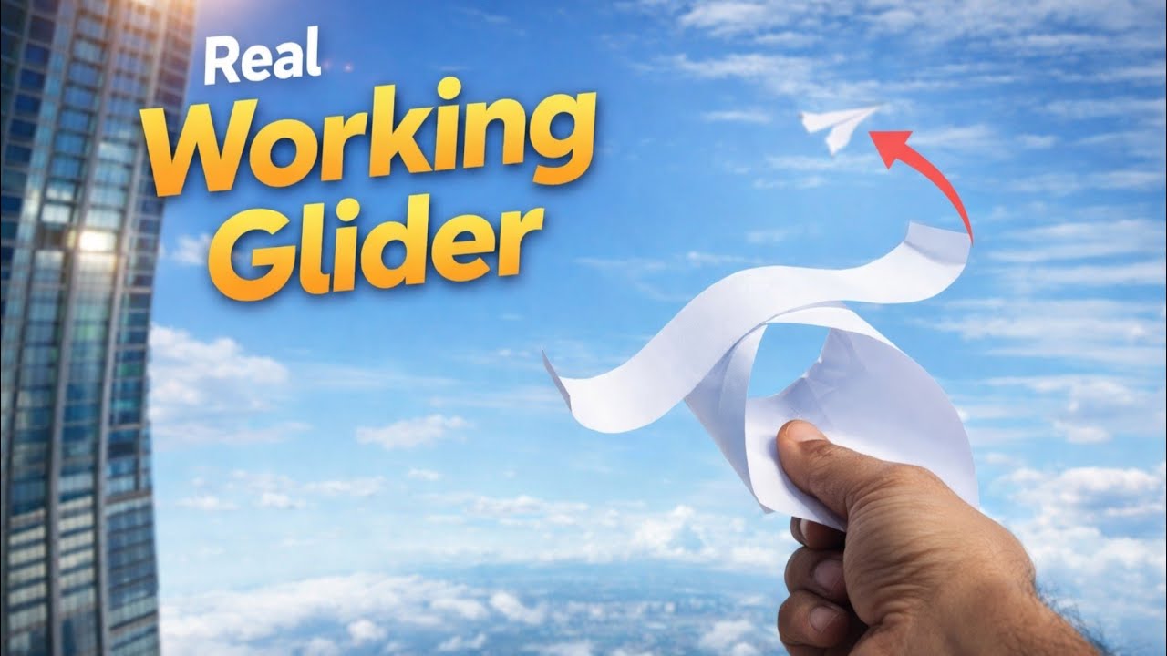 Circular Paper Glider That Flies Back 🌀 | Best Paper Ring Glider At Home Made 