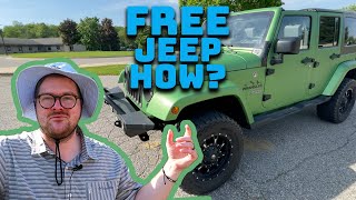 Is it worth buying a 2008 Jeep Wrangler in 2022? // How my Tesla bought me a FREE JEEP