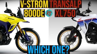 NEW Honda Transalp XL750 vs NEW Suzuki VStrom 800DE | Which One Should You Buy?