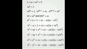 मैथ्स//गणित//Cube root of unity//most important#What are the properties of the cube roots of unity?