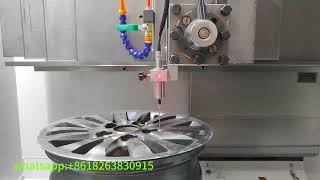 vertical touch screen wheel repair cnc lathe machine, for wheel surface cutting,wheel refurbishment.