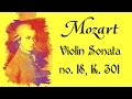 Mozart - Violin Sonata No.18 in G Major, K. 301