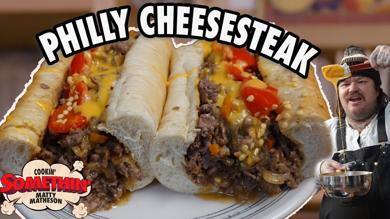 The CHEESIEST Philly Cheesesteak | Cookin' Somethin' with Matty Matheson