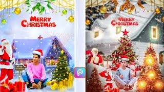 How To Make Merry Christmas Card !! how to make merry Christmas Photo Editing !! merry Christmas screenshot 4