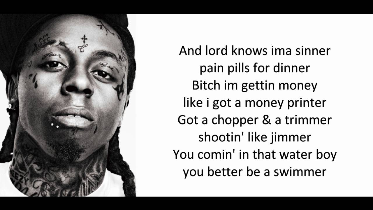 Lil'Wayne - Sure Thing (Lyrics On Screen) - YouTube.