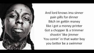 Lil'Wayne - Sure Thing (Lyrics On Screen)