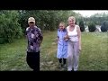 #622 Беларусь Видео от Лены с Вовой Огород в деревне 20.05.2015