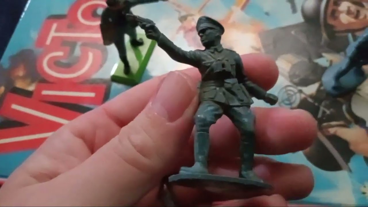 Three German Officers.  Britains, Airfix, Matchbox. 