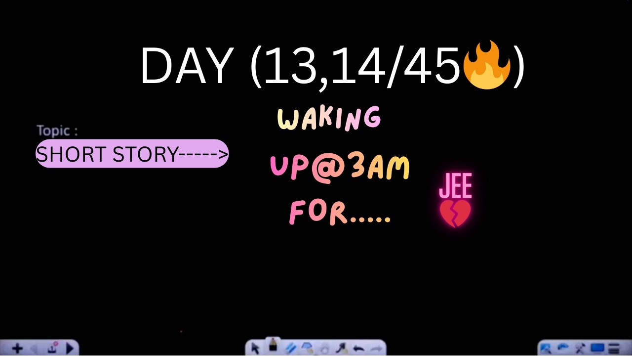 Day (13,14 🔥) I hope i'll be able to follow my passion || JEE MAINS 26 📚📝