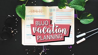 BULLET JOURNAL TRAVEL SPREADS ☀️🌴 » Vacation Planning 🌺   Packing List Printables