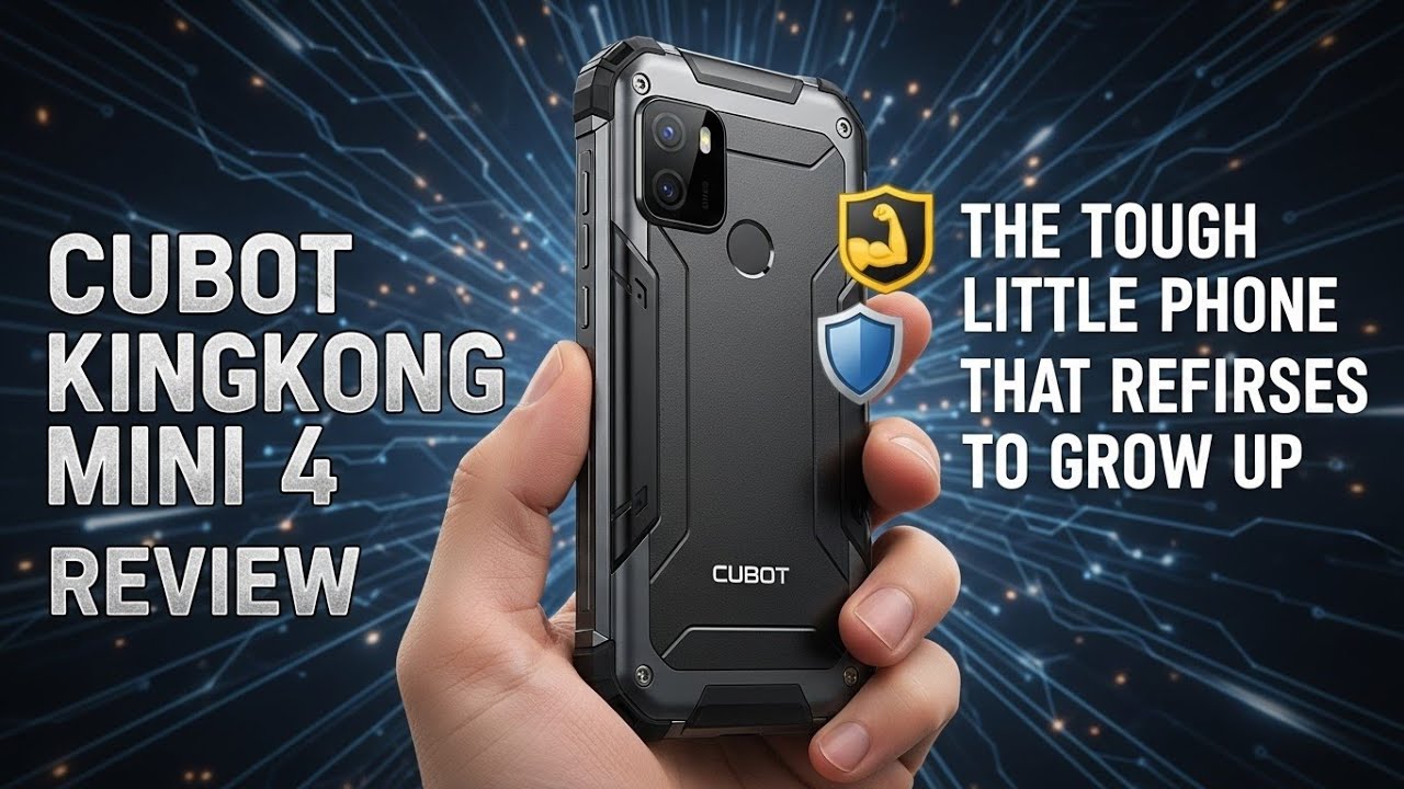 Обзор Cubot KingKong Mini 4: Прочный маленький телефон, который отказывается взрослеть.