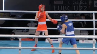 Finals (W48kg) DURIKOVA Nicole (SVK) vs  BARUT Erivan (TUR) | EUBC U22 POREČ 2022