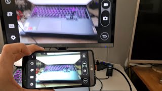 Smartphone connected to PC Display (Camera app, MicroUSB to HDMI cable, LG G3, Android) screenshot 4