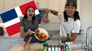 TEACHING MY ASIAN FIANCÉ TO COOK DOMINICAN FOOD!!