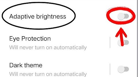 Brightness setting vivo y22, how to enable adaptive brightness mode