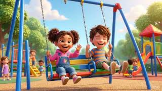 🎵🌈 Swing, Sing &amp; Smile! 🐻🎠 #KidsCartoons #FunLearning #SingAlongKids