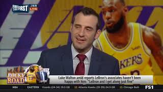 Chris Broussard DELIGHT Luke Walton    LeBron and I get along just fine    First Things First