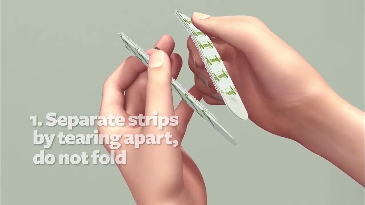 How To Apply Command Picture Hanging Strips YouTube