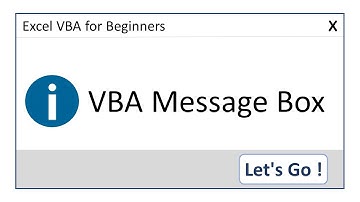 Excel VBA Message Box