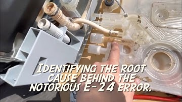 E-24 error  Bosch / Siemens - repair video