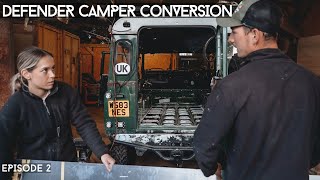 Defender 110 Camper Build Ep.2 | Rear Tub Floor Restoration | YRM Metals