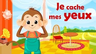 Je cache mes yeux - Comptine avec gestes pour enfants et bébés (avec les paroles)