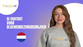 AI-chatbot voor bloemenbezorgers - https://crowdy.ai/nl/
