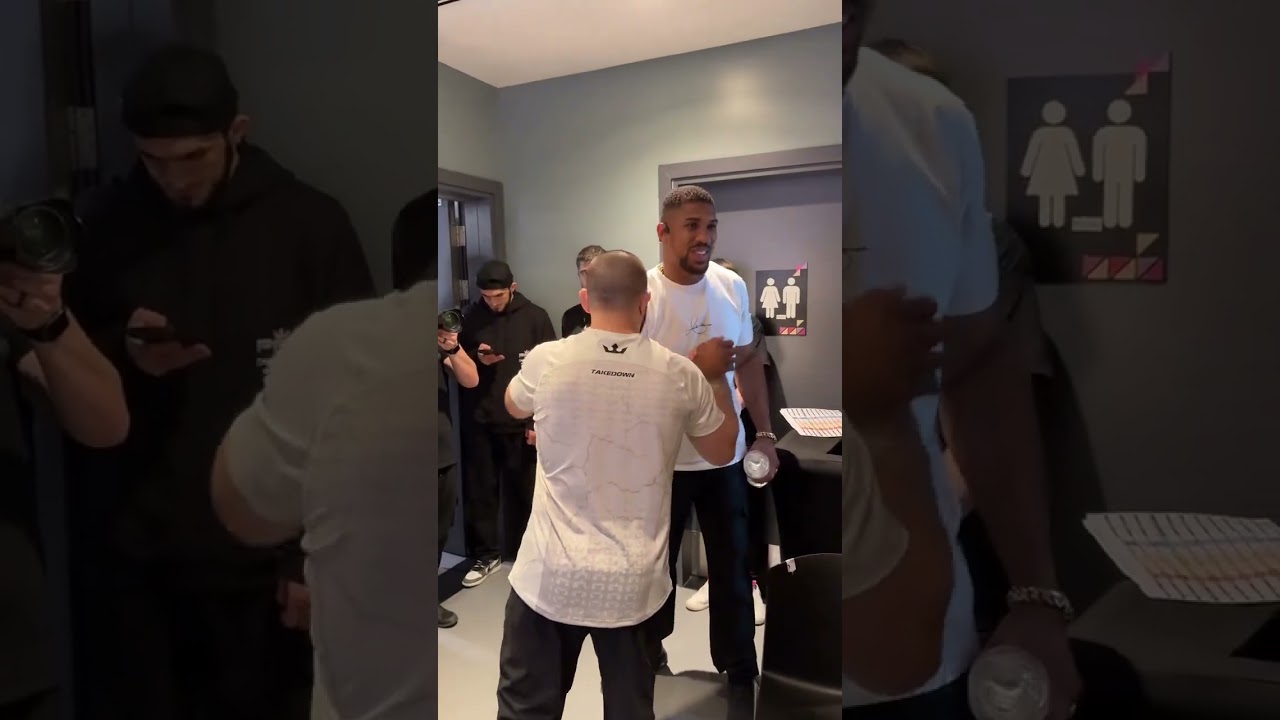 Энтони Джошуа 🤝 Команда Хабиба! Звезды бокса в тяжелом весе здесь! 